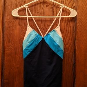Anne Cole size 10 Navy Tankini Swim Suit